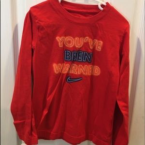 Boys Nike Long Sleeve Tee